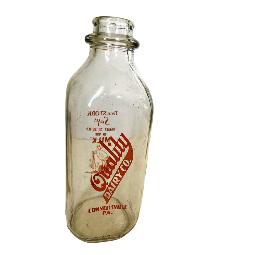Quality Dairy Connellsville Doc Stork Says Babies Do Better On Our Milk Bottle
